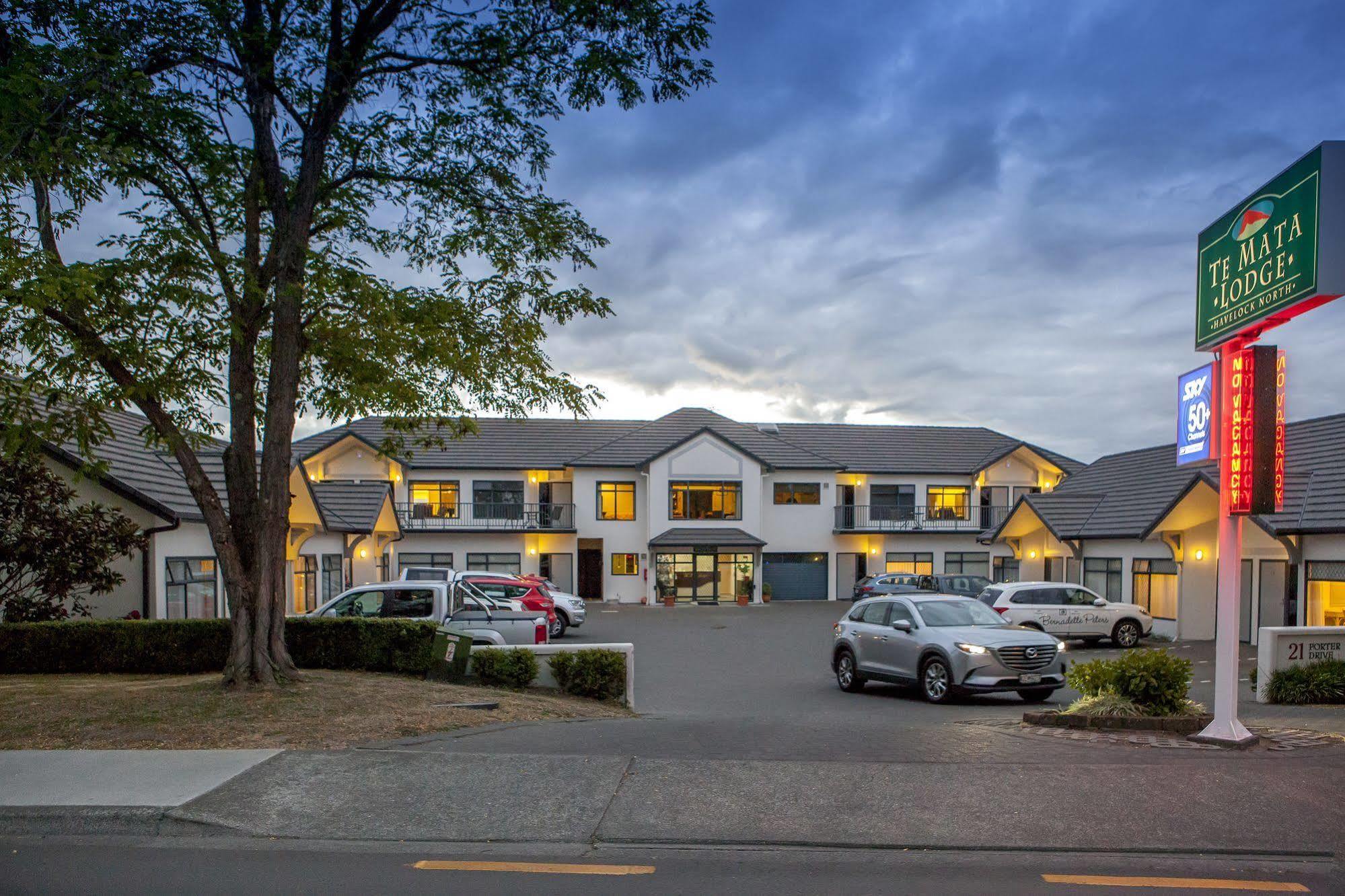 Te Mata Lodge Havelock North Exterior foto